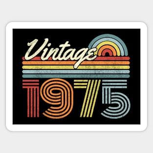 Vintage 1975, 50th birthday Sticker
